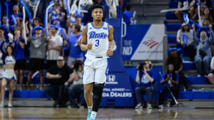 Colby Garland played for four schools in four seasons, but he's found a home for the Drake Bulldogs. (Luke Lu/Courtesy Drake Athletics)